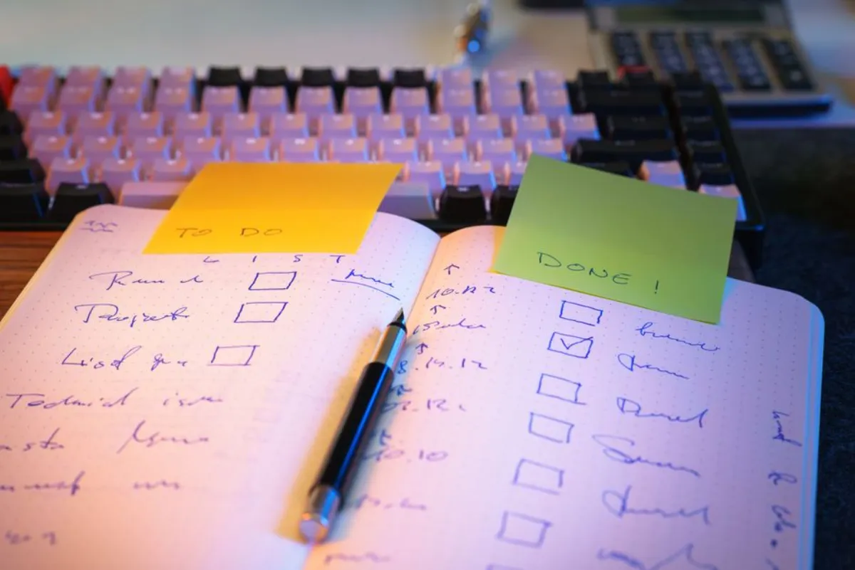 checklist notes