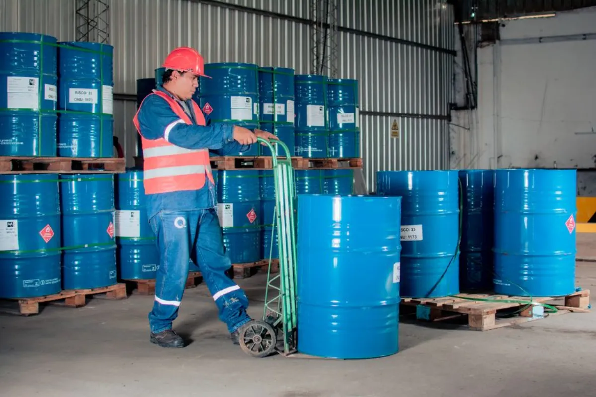 chemical barrels